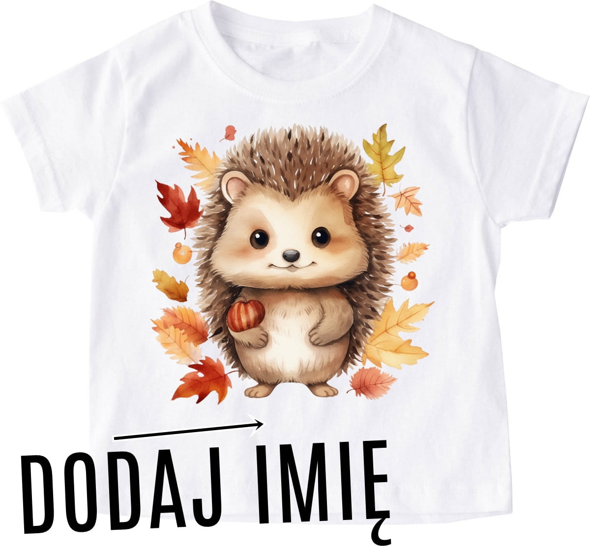 Koszulka z jeżem - dodaj imię