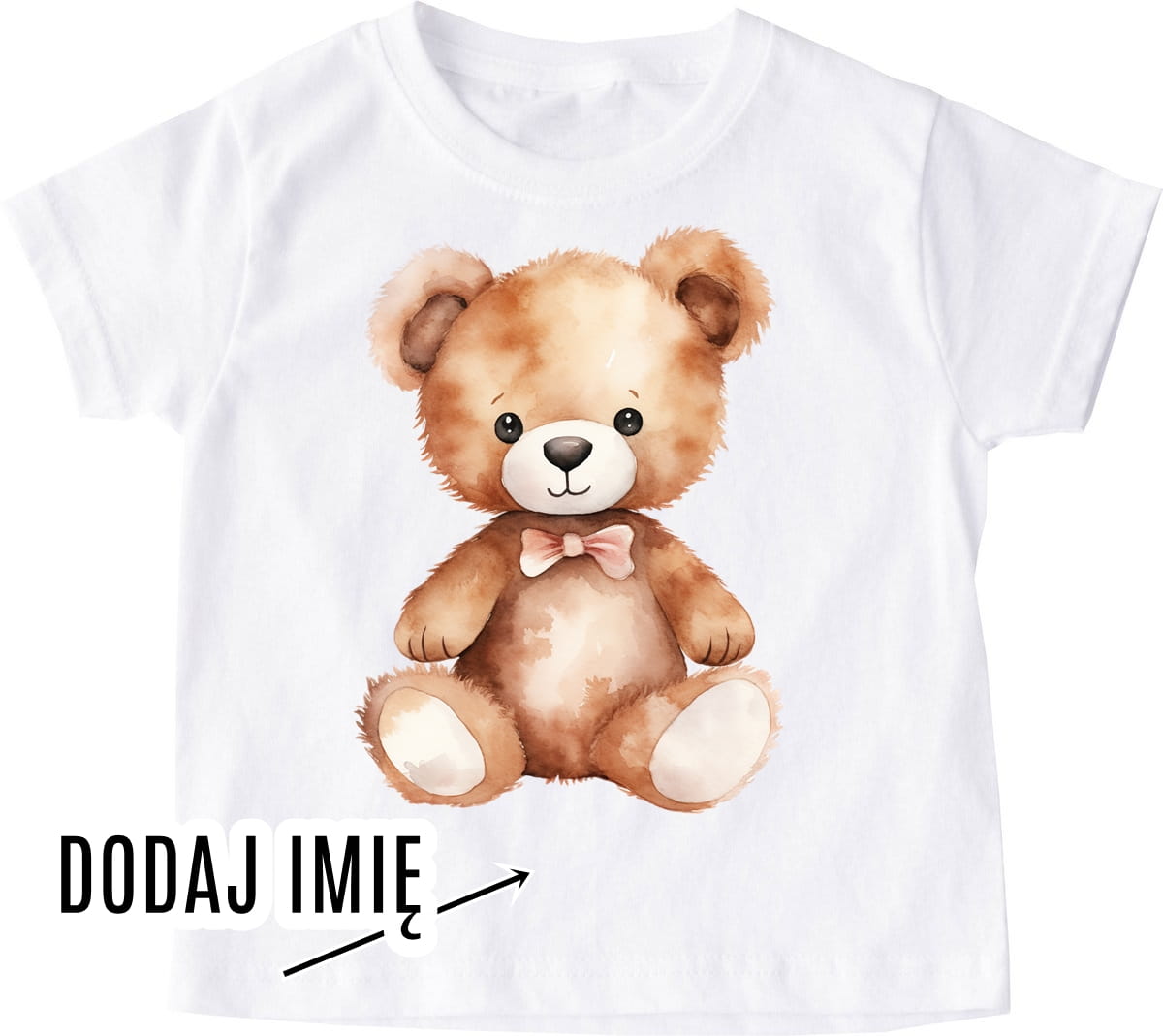 koszulka na dzień pluszowego misia pluszowy miś z imieniem - misiek60