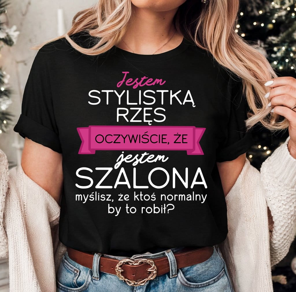 Koszulka dla STYLISTKI rzęs , dla kosmetyczki