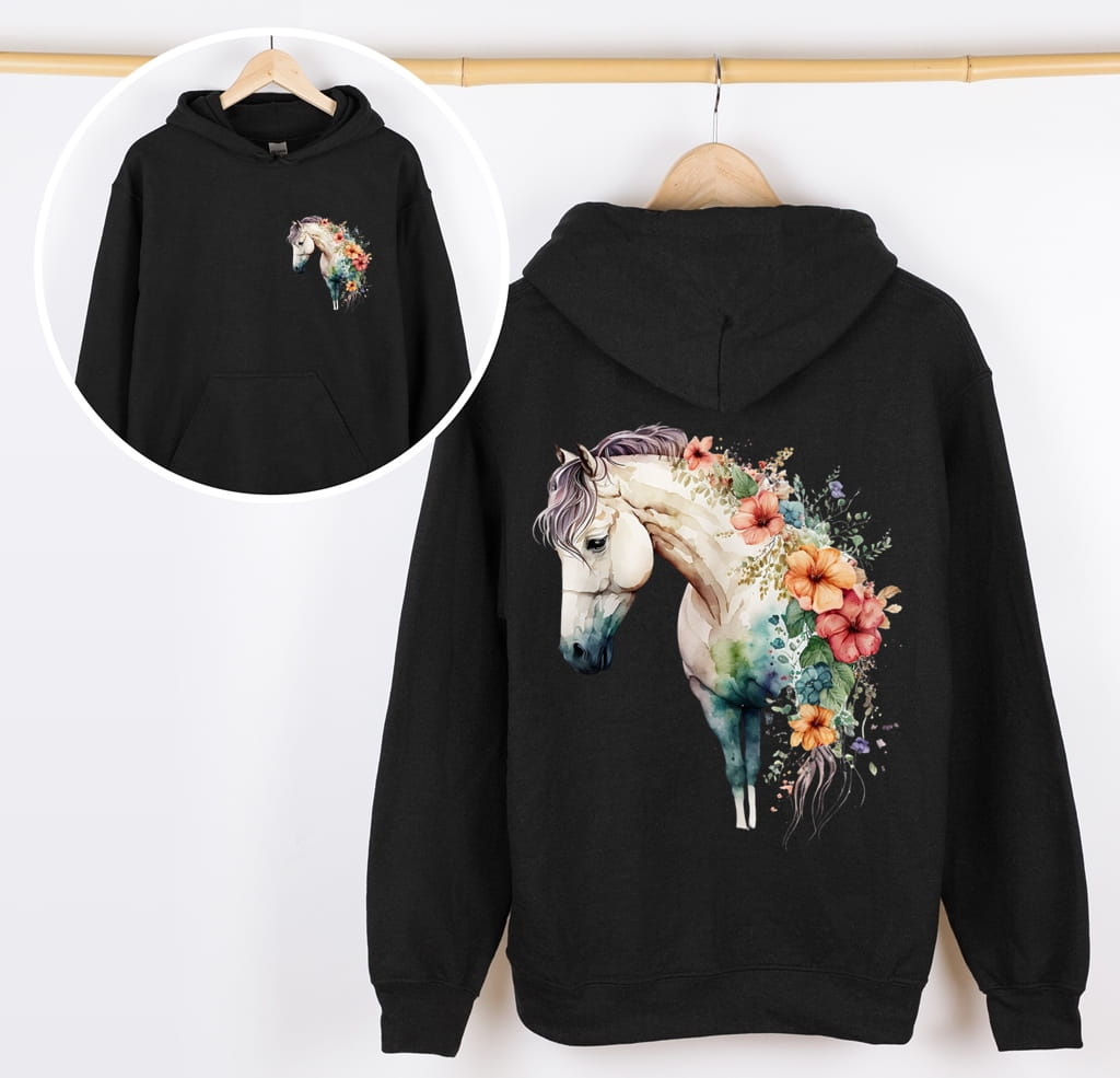 Bluza z koniem dla dziewczynki