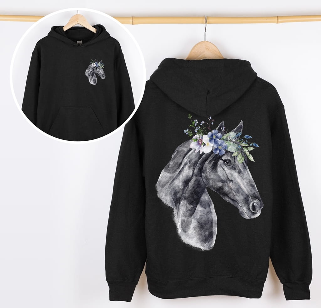 Bluza z koniem dla dziewczynki