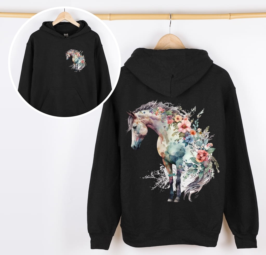 Bluza z koniem dla dziewczynki kon002