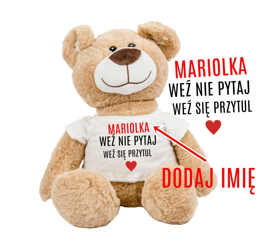 Miś dla dziewczyny z imieniem