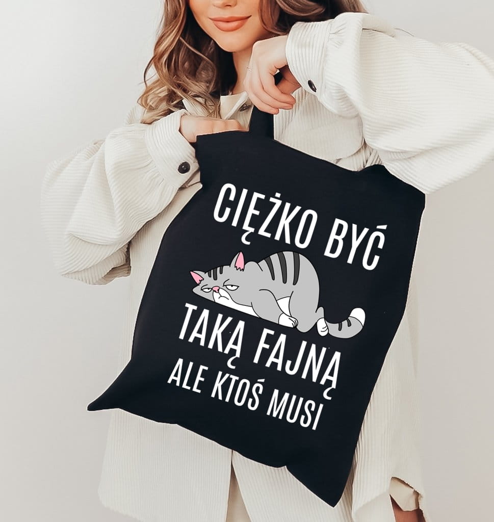 Fajna torba na zakupy na prezent