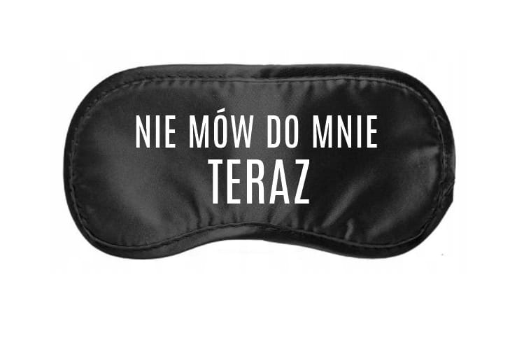 ŚMIESZNA OPASKA DO SPANIA
