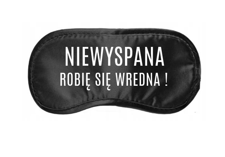 ŚMIESZNA OPASKA DO SPANIA