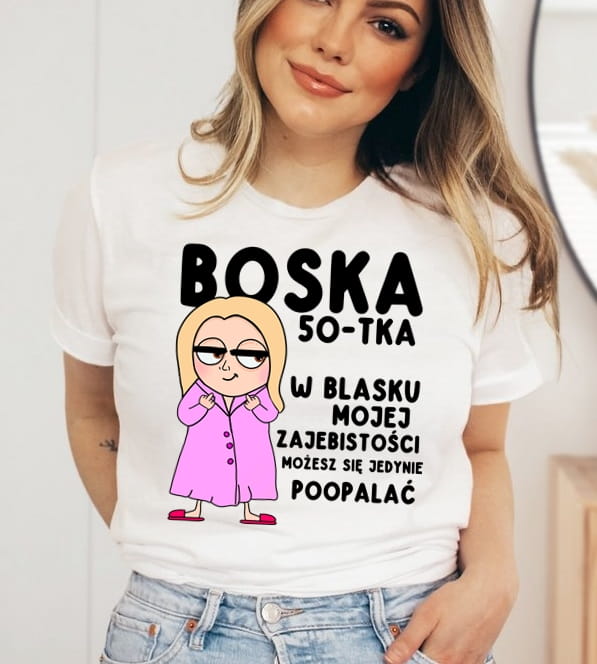 Damska koszulka na 50 urodziny