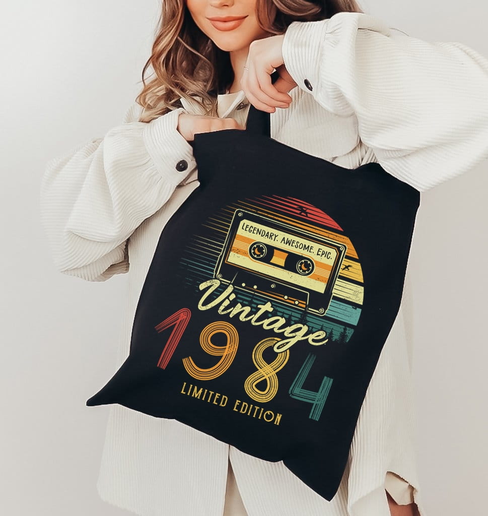 Czarna torba na 40 urodziny - idealna na prezent na 40 -stkę