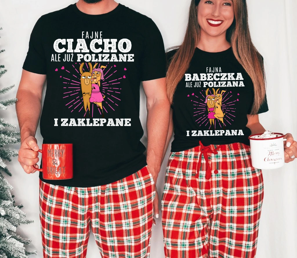 ZESTAW KOSZULEK DLA PARY NA WALENTYNKI - polizane i zaklepane