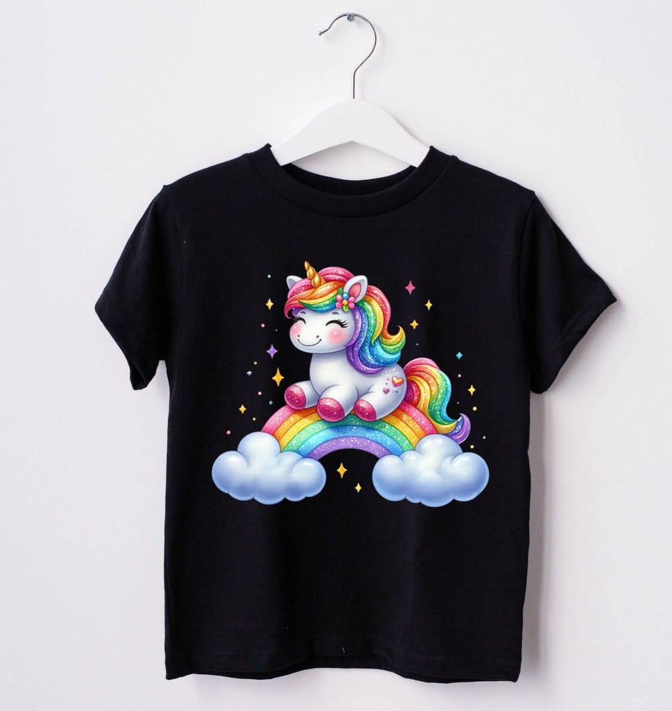 Koszulka dla dziewczynki z unicornem uni5