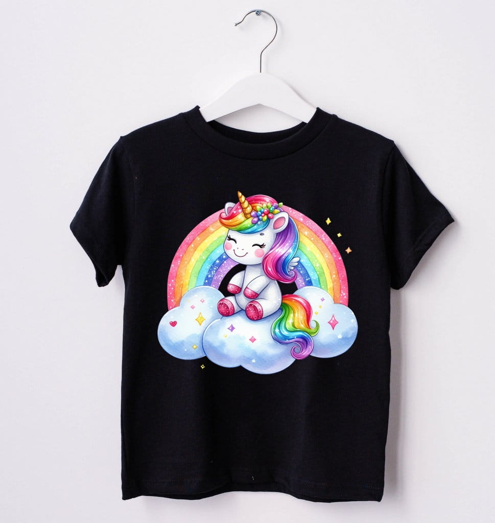 Koszulka dla dziewczynki z unicornem uni6