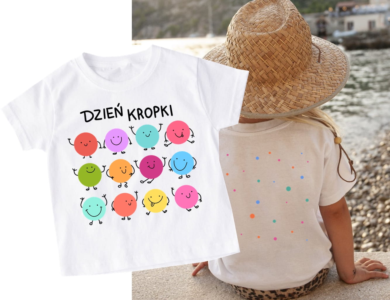 Koszulka dzień kropki - NADRUK PRZÓD I TYŁ (1)