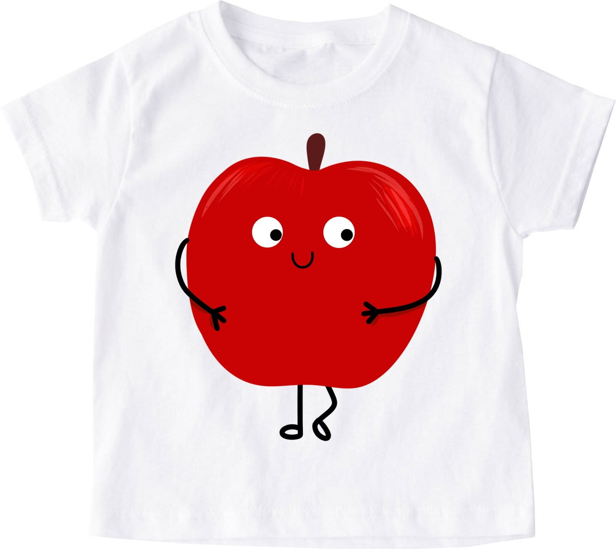 Koszulka z jabłkiem na dzień jabłka do przedszkola