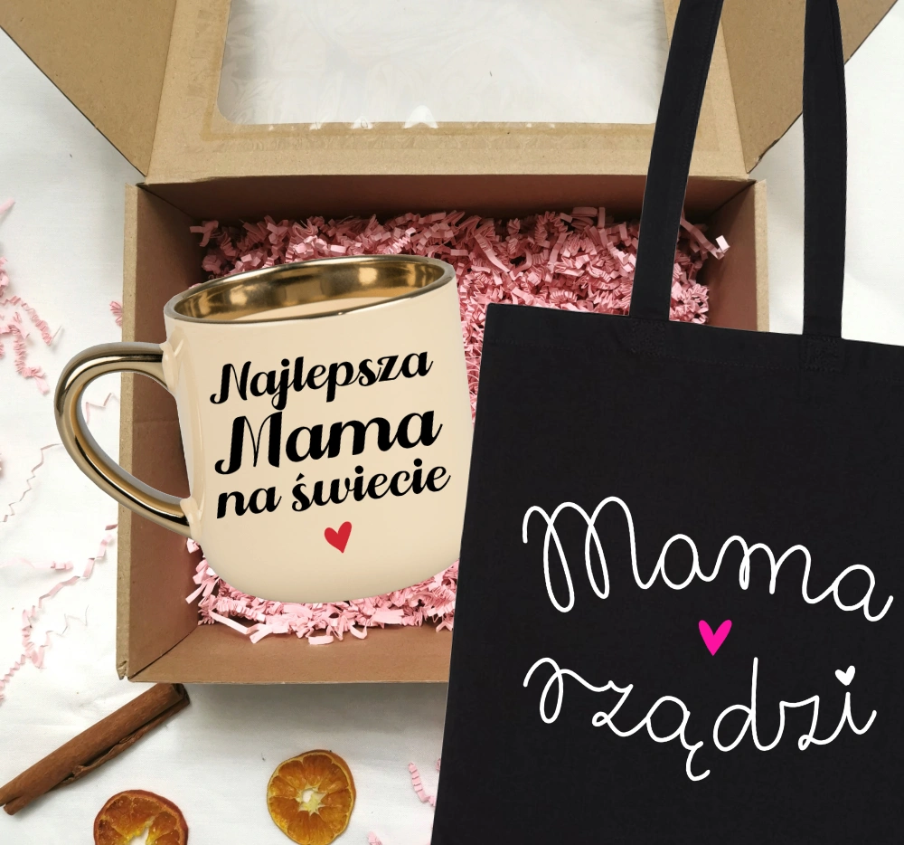 Zestaw prezentowy dla Mamy na Dzień Mamy - mama rządzi
