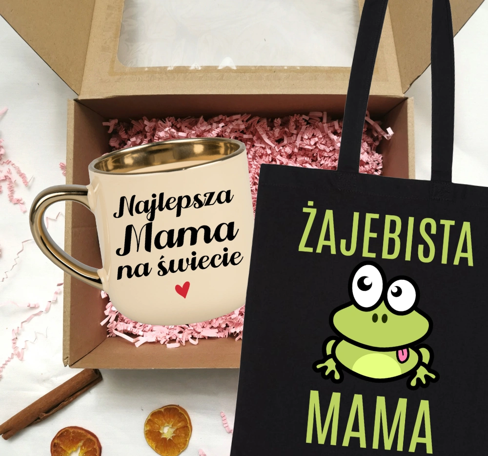 Zestaw prezentowy dla Mamy na Dzień Mamy ŻAJEBISTA MAMA