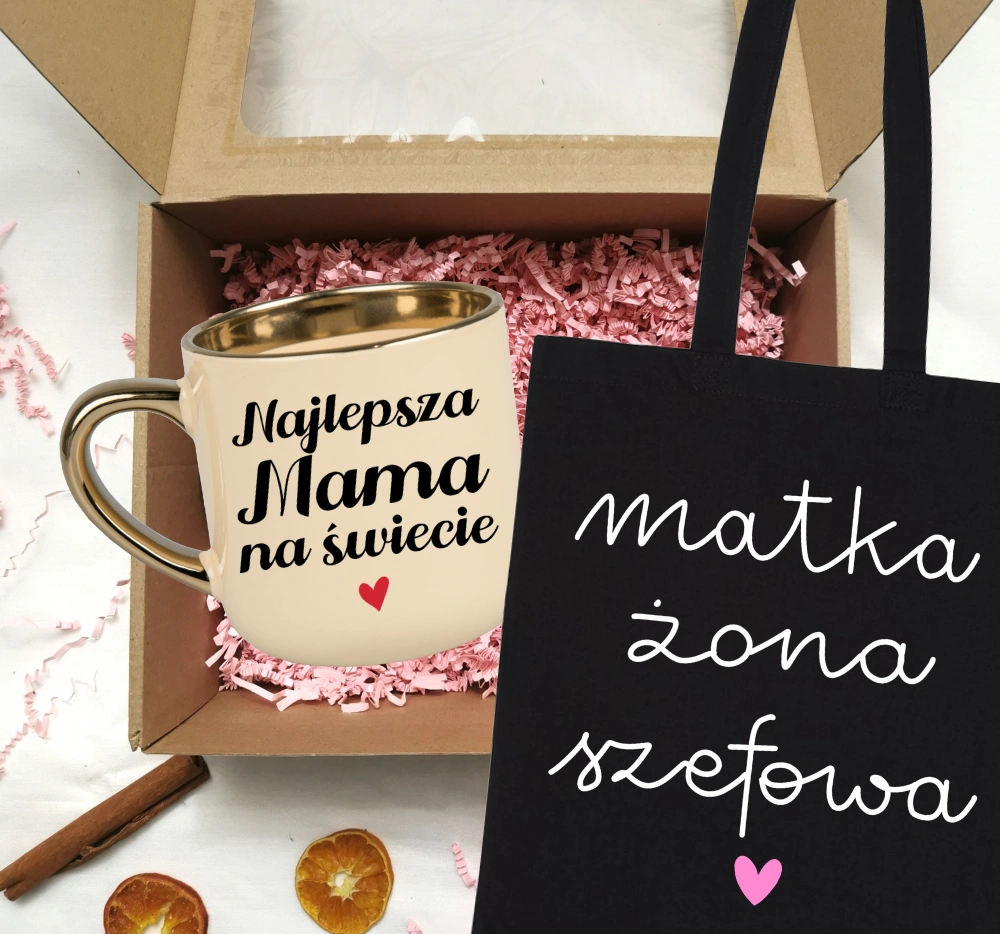 Zestaw prezentowy dla Mamy na Dzień Mamy MATKA ŻONA SZEFOWA