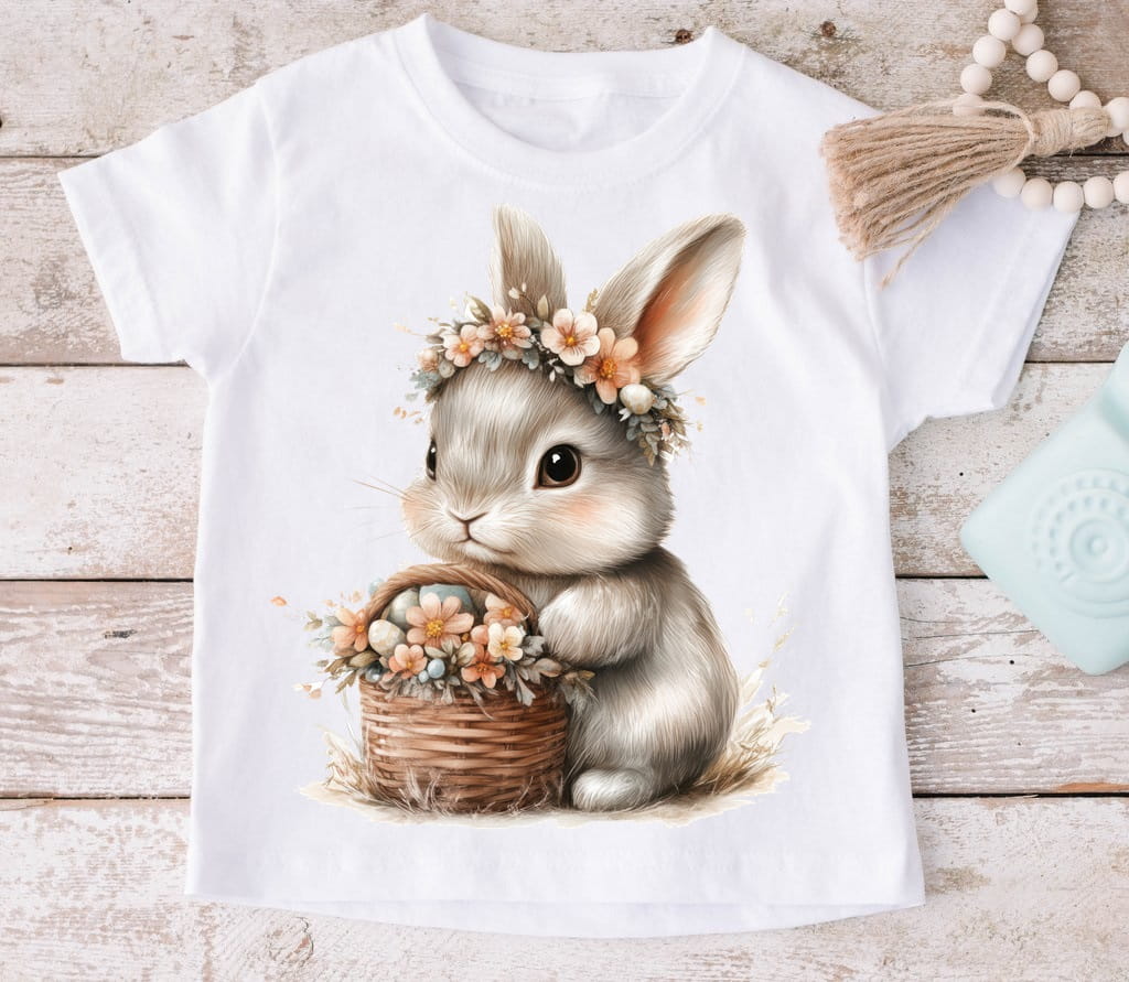 Koszulka z zajączkiem, koszulka z królikiem