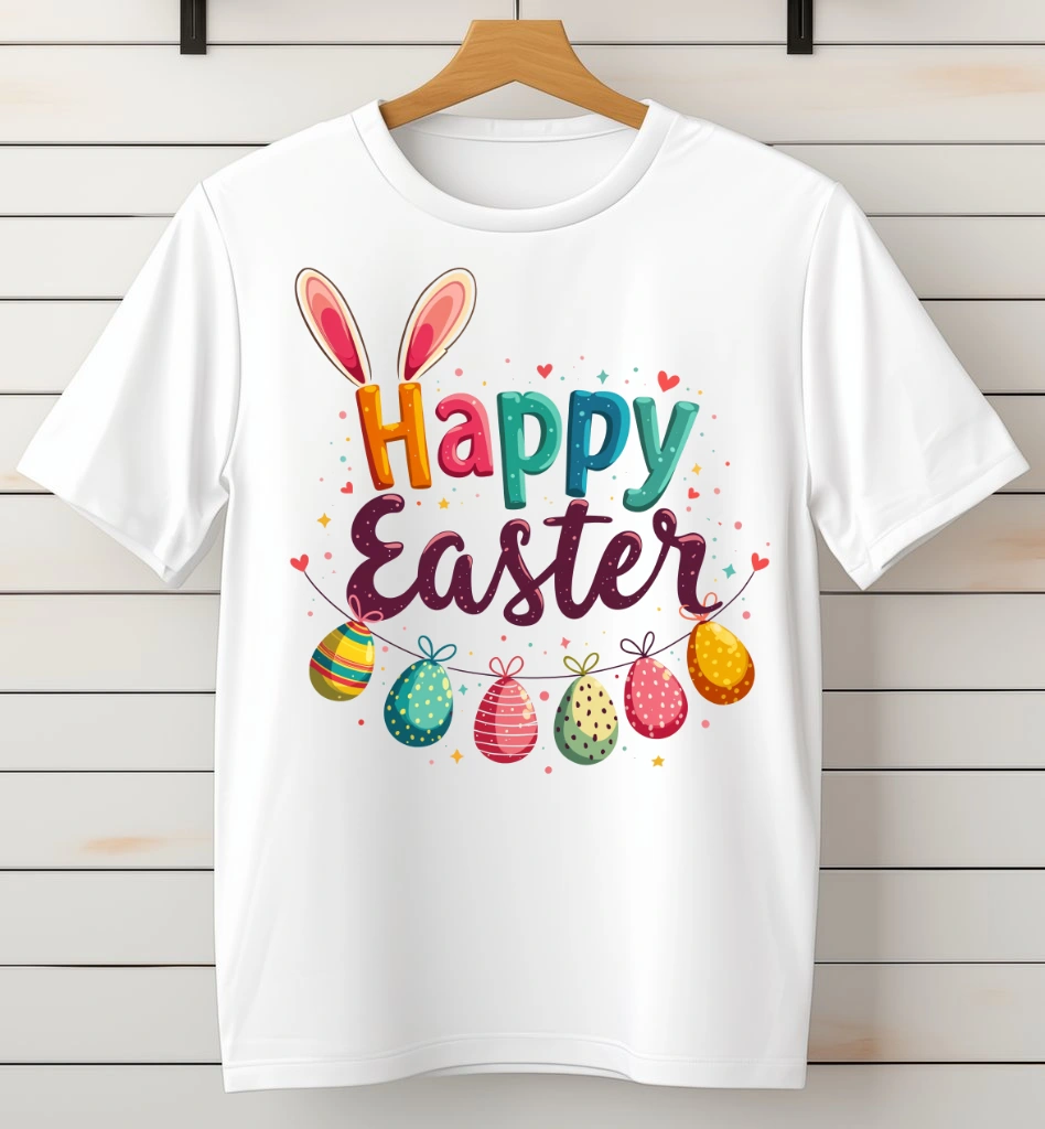 ŚMIESZNA KOSZULKA NA WIELKANOC - HAPPY EASTER