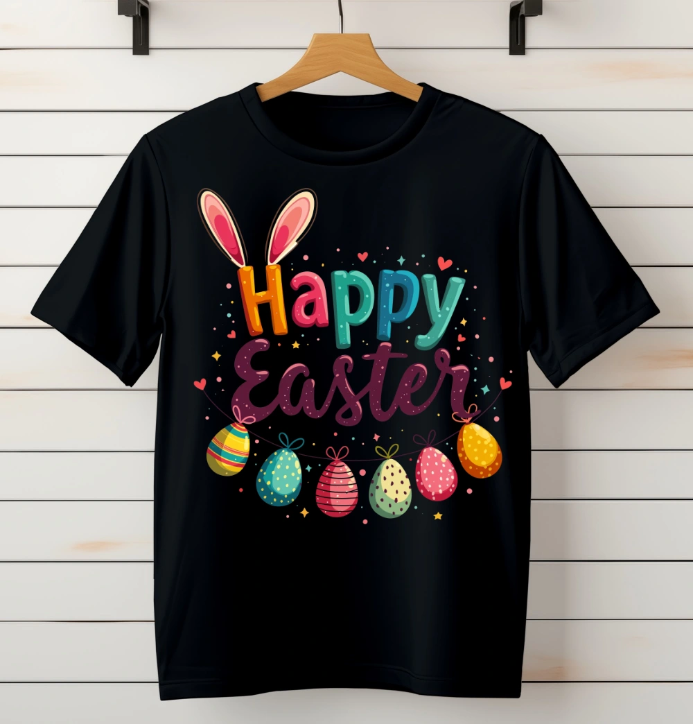 ŚMIESZNA KOSZULKA NA WIELKANOC - HAPPY EASTER