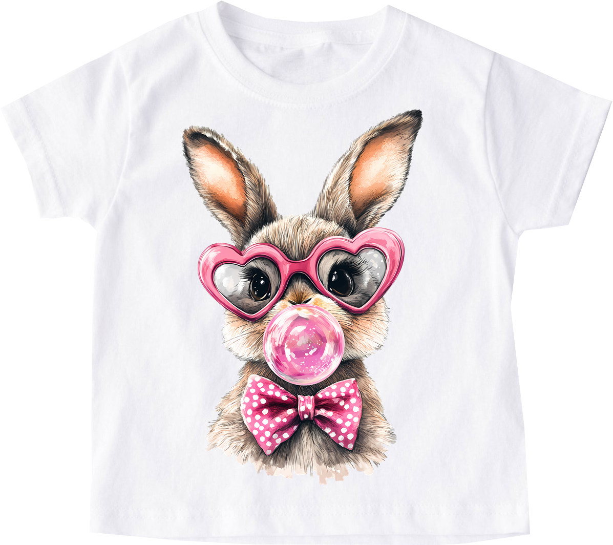 Koszulka z zajączkiem dla dziewczynki - wzór bunny43