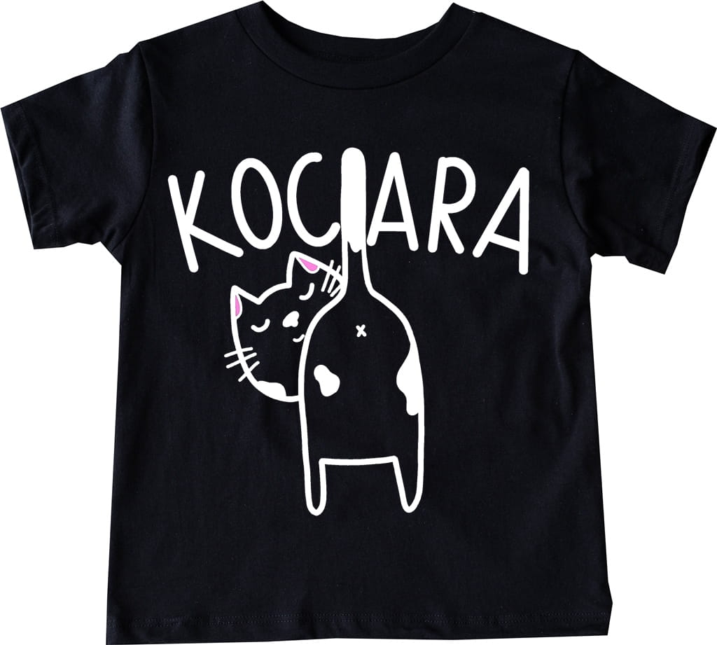 Koszulki dla dziewczynki lubiącej koty - kociara