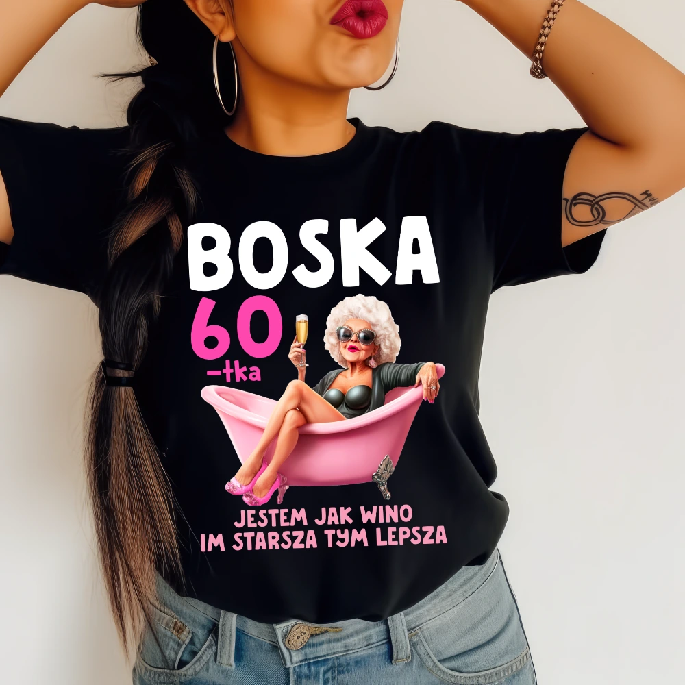 DAMSKA koszulka na 60 urodziny