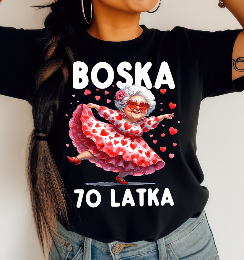 Damska koszulka na 70 urodziny