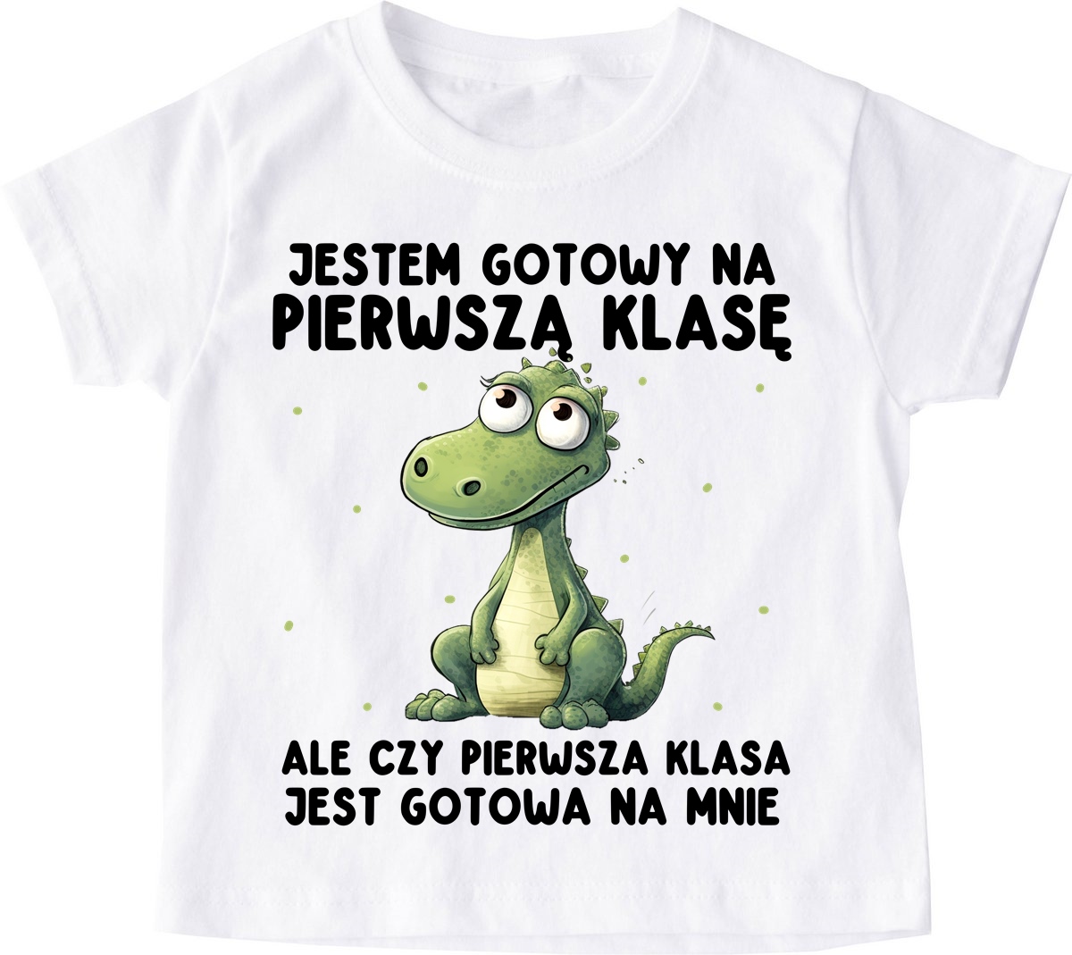 Koszulka dla dziecka na rozpoczęcie 1 klasy - JESTEM GOTOWY NA 1 KLASĘ