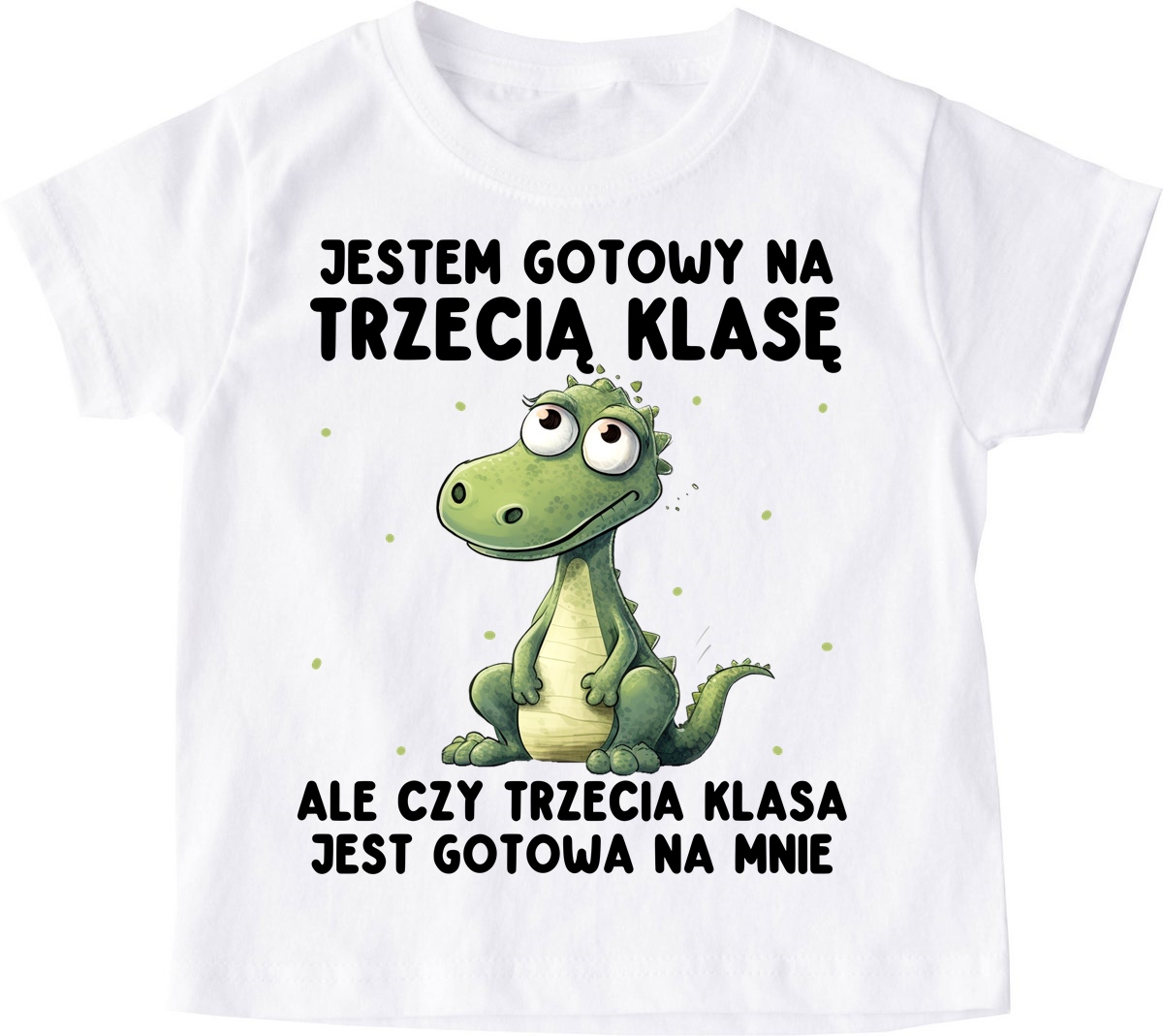 Koszulka dla dziecka na rozpoczęcie 3 klasy - JESTEM GOTOWY NA 3 KLASĘ