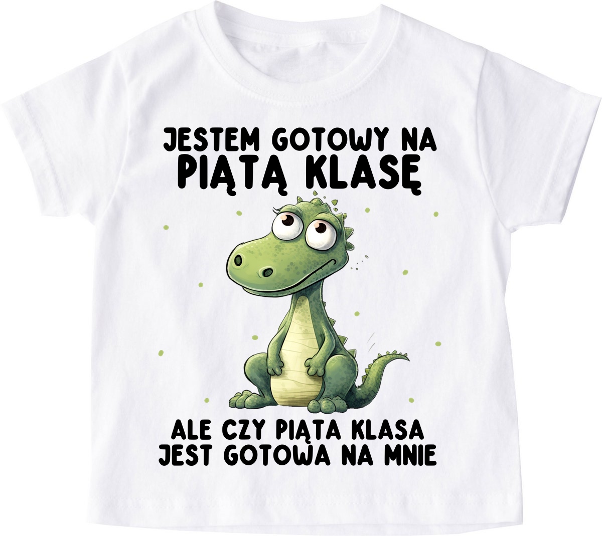 Koszulka dla dziecka na rozpoczęcie 5 klasy - JESTEM GOTOWY NA 5 KLASĘ