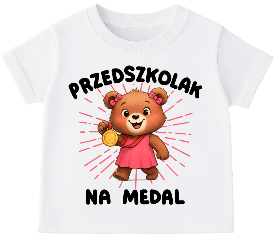 Koszulka dla dziewczynki do przedszkola