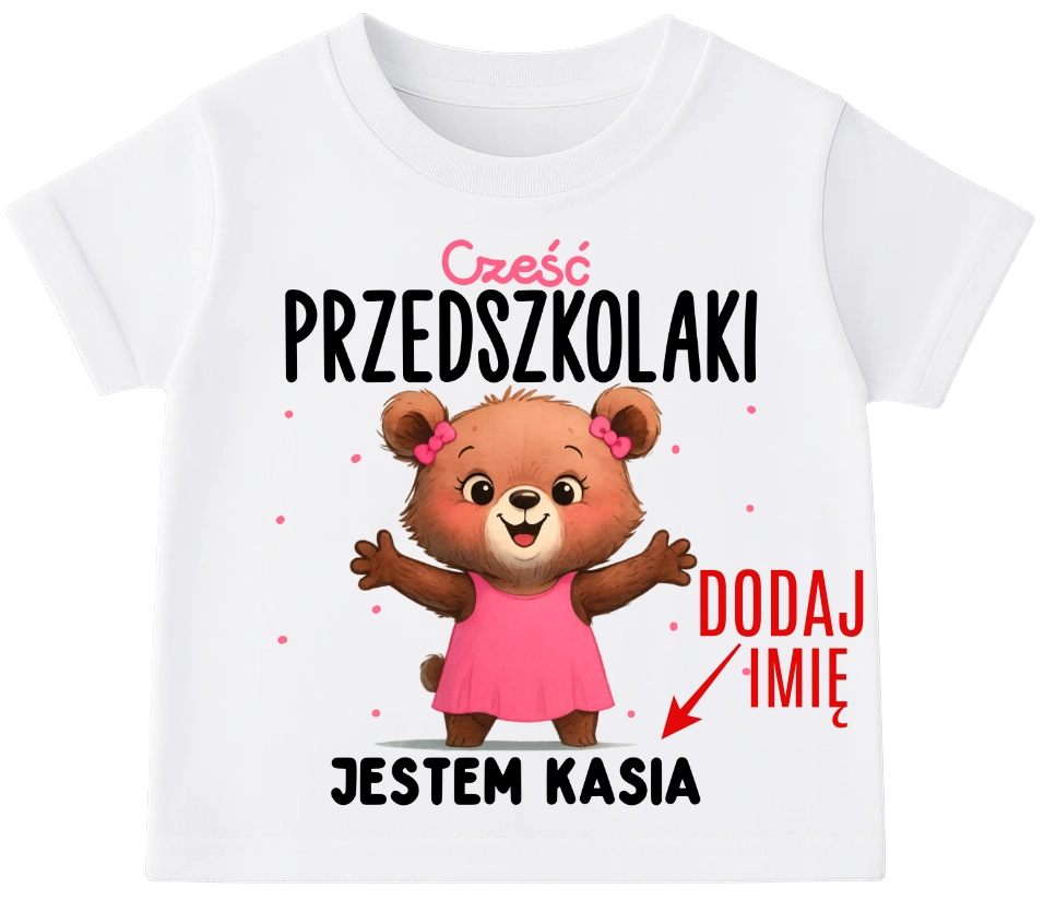 Koszulka dla dziewczynki do przedszkola