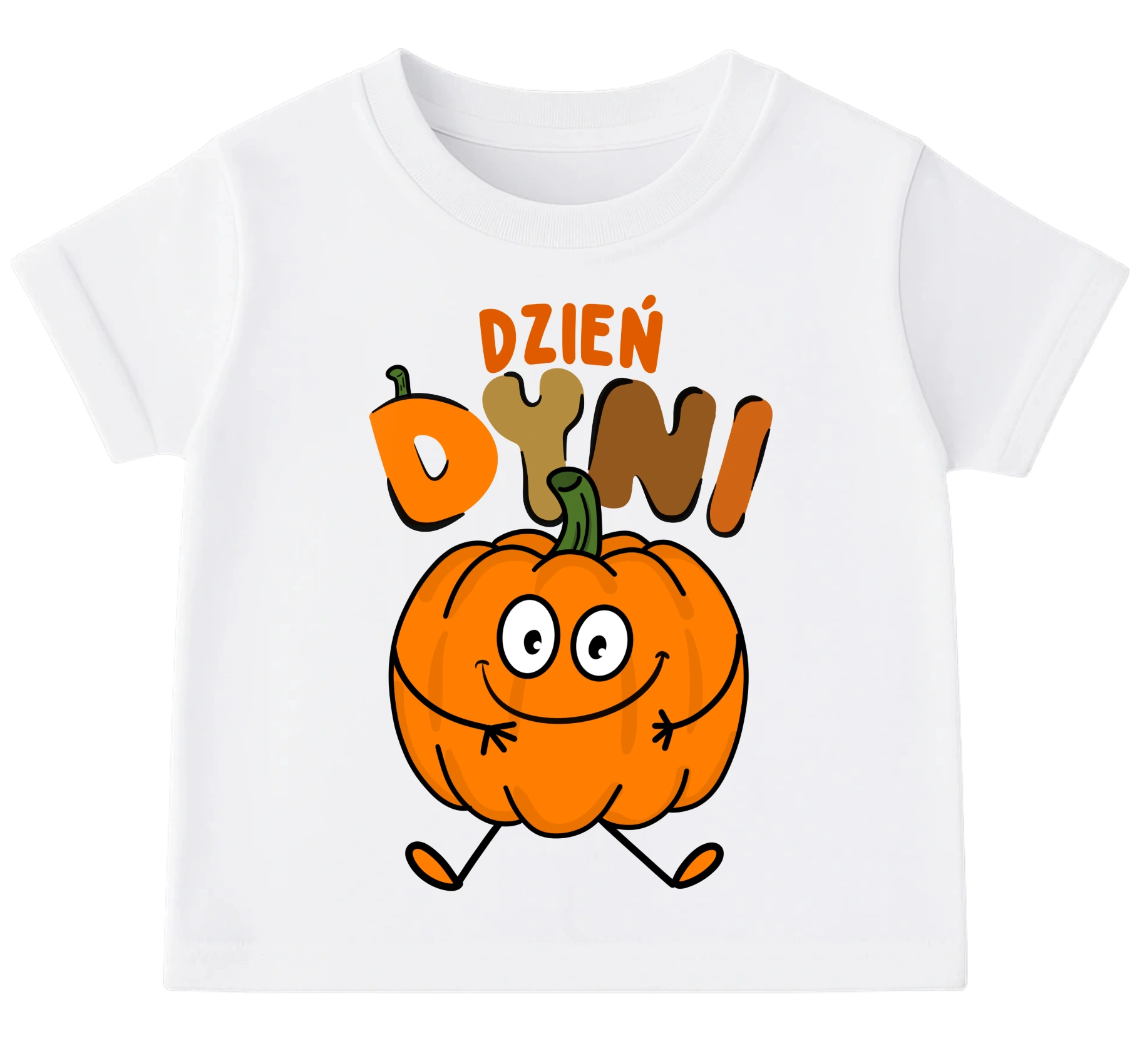 KOSZULKA DLA DZIECKA Z DYNIĄ NA DZIEŃ DYNI - DYNIA SIEDZĄCA