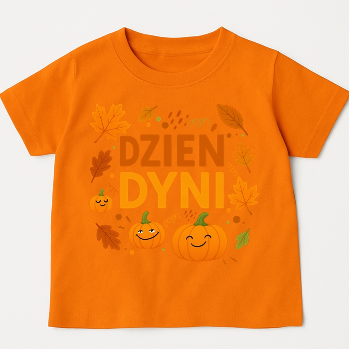 Pomarańczowa koszulka NA DZIEŃ DYNI