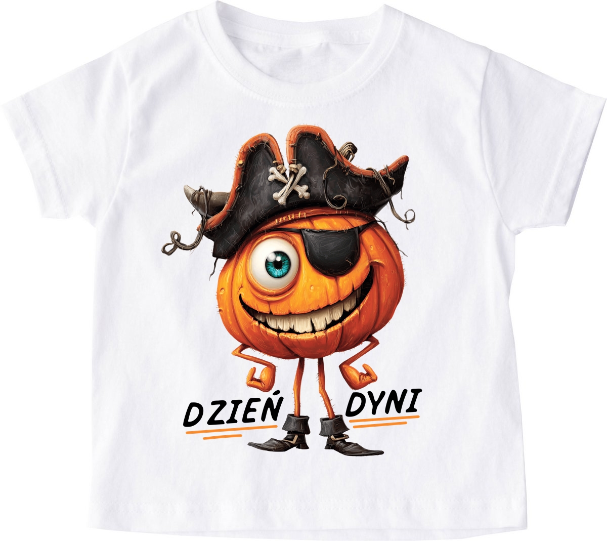 KOSZULKA DLA DZIECKA Z DYNIĄ z napisem dzień dyni