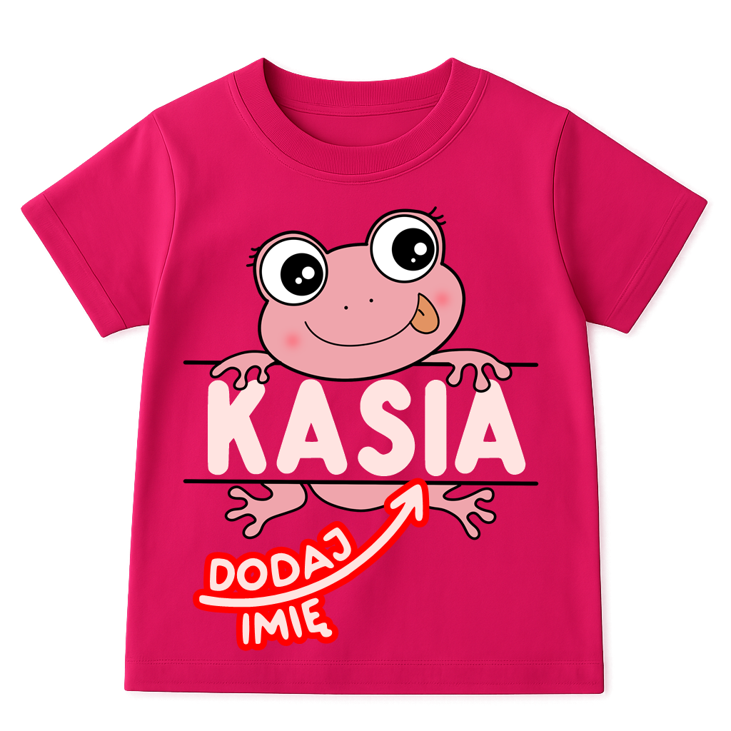 Koszulka dla dziewczynki z imieniem