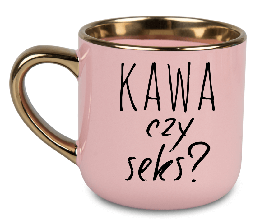 ŚMIESZNY KUBEK - KAWA CZY ... - PRODUKT OUTLET