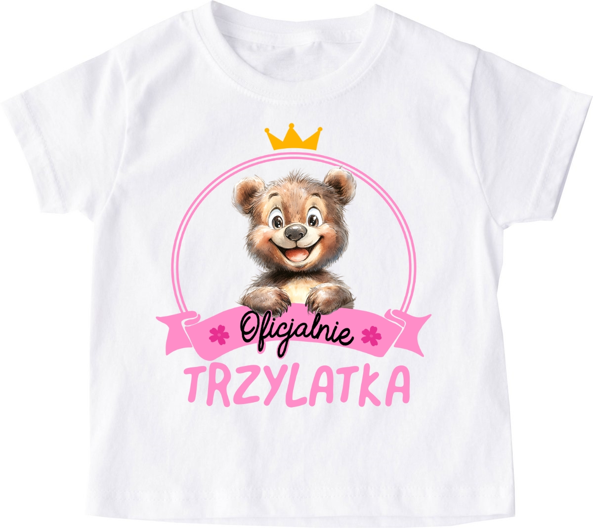 koszulka urodzinowa dla dziewczynki (3latka)