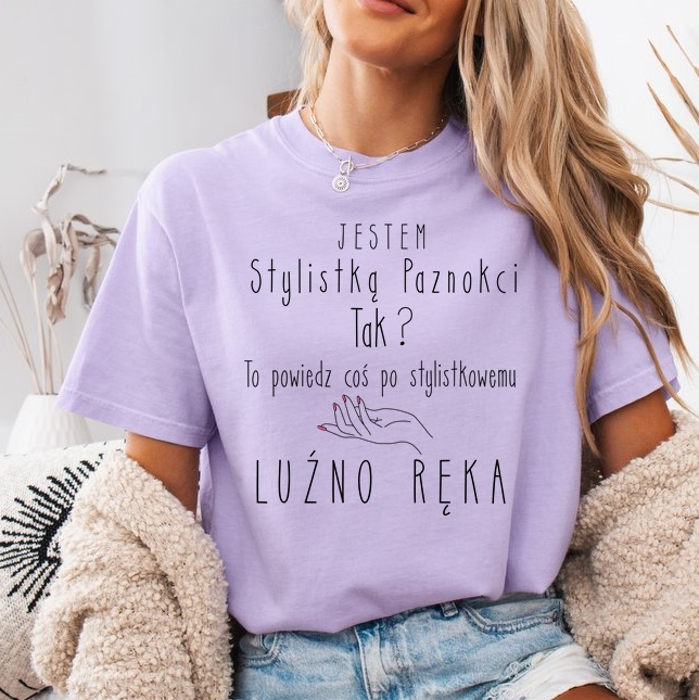 Koszulka dla stylistki paznokci na prezent
