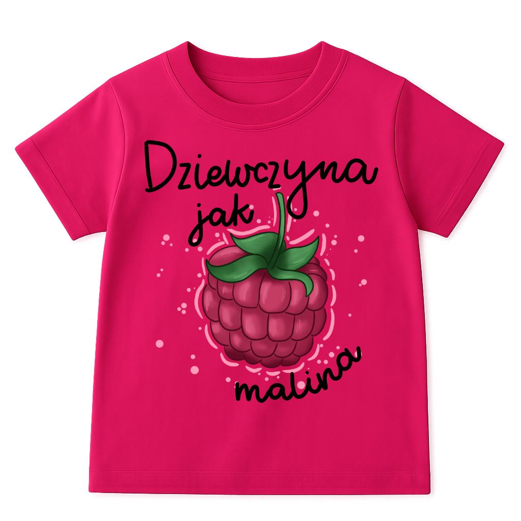 Różowa koszulka dla dziewczynki