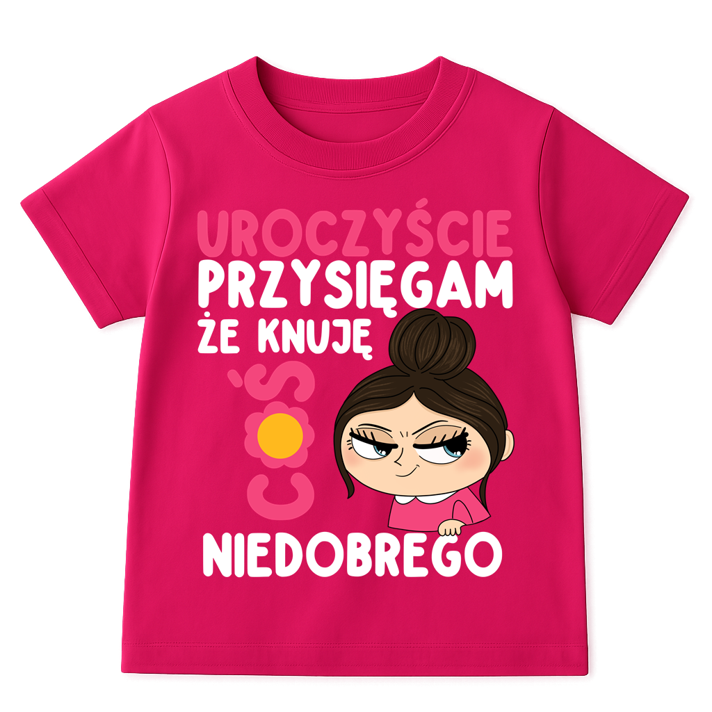 fajna KOSZULKA DLA DZIEWCZYNKI - brunetki