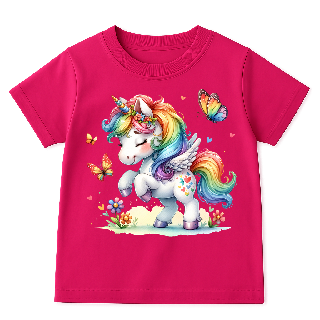 Koszulka dla dziewczynki z unicornem