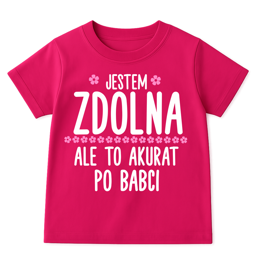 Koszulka dla wnuczki od babci na prezent