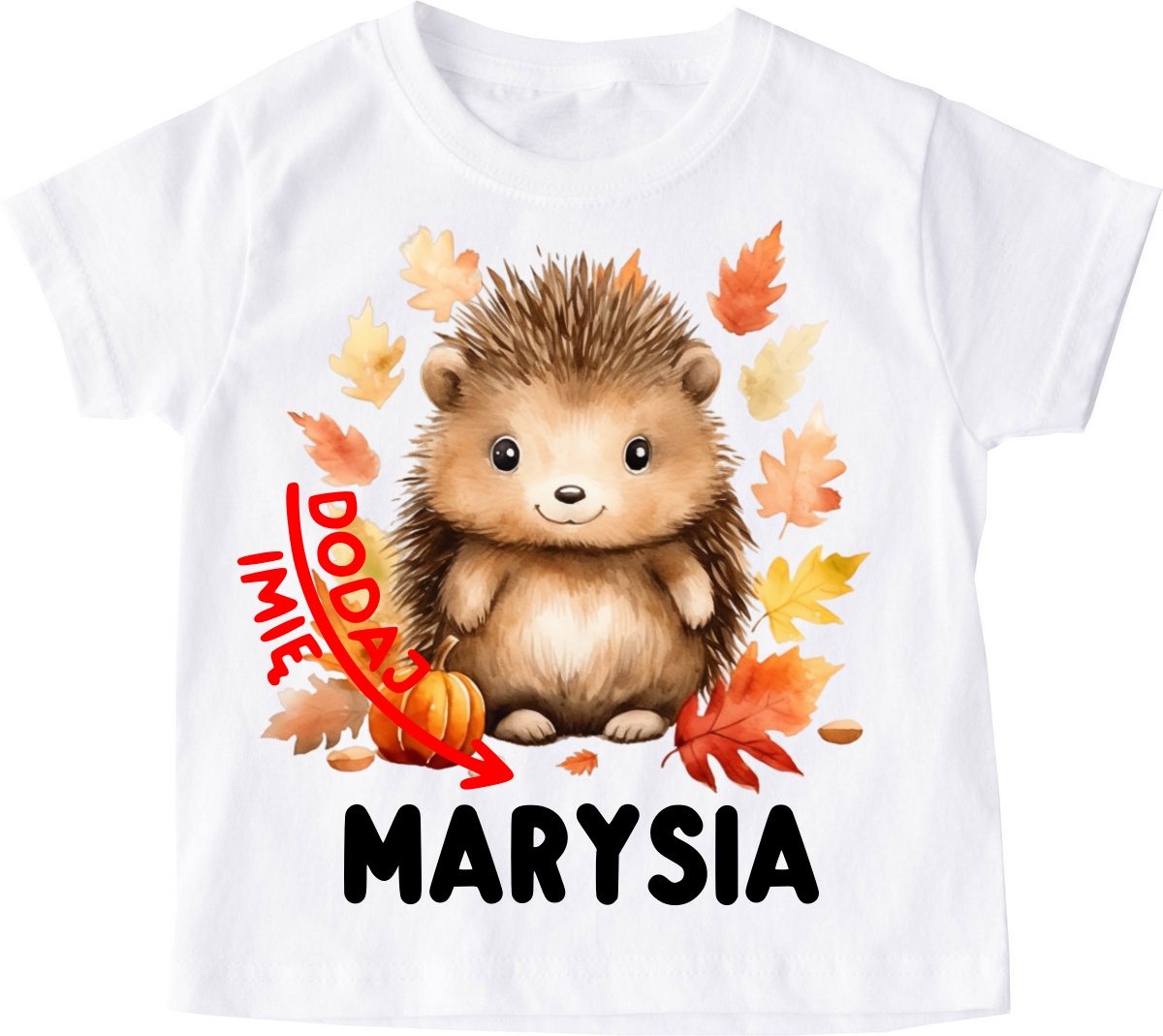 Koszulka z jeżem i mieniem na Dzień Jeża - wzór jeż17