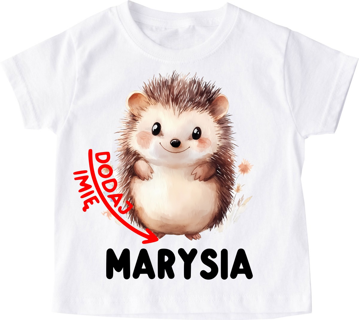 Koszulka z jeżem i mieniem na Dzień Jeża - wzór jeż116