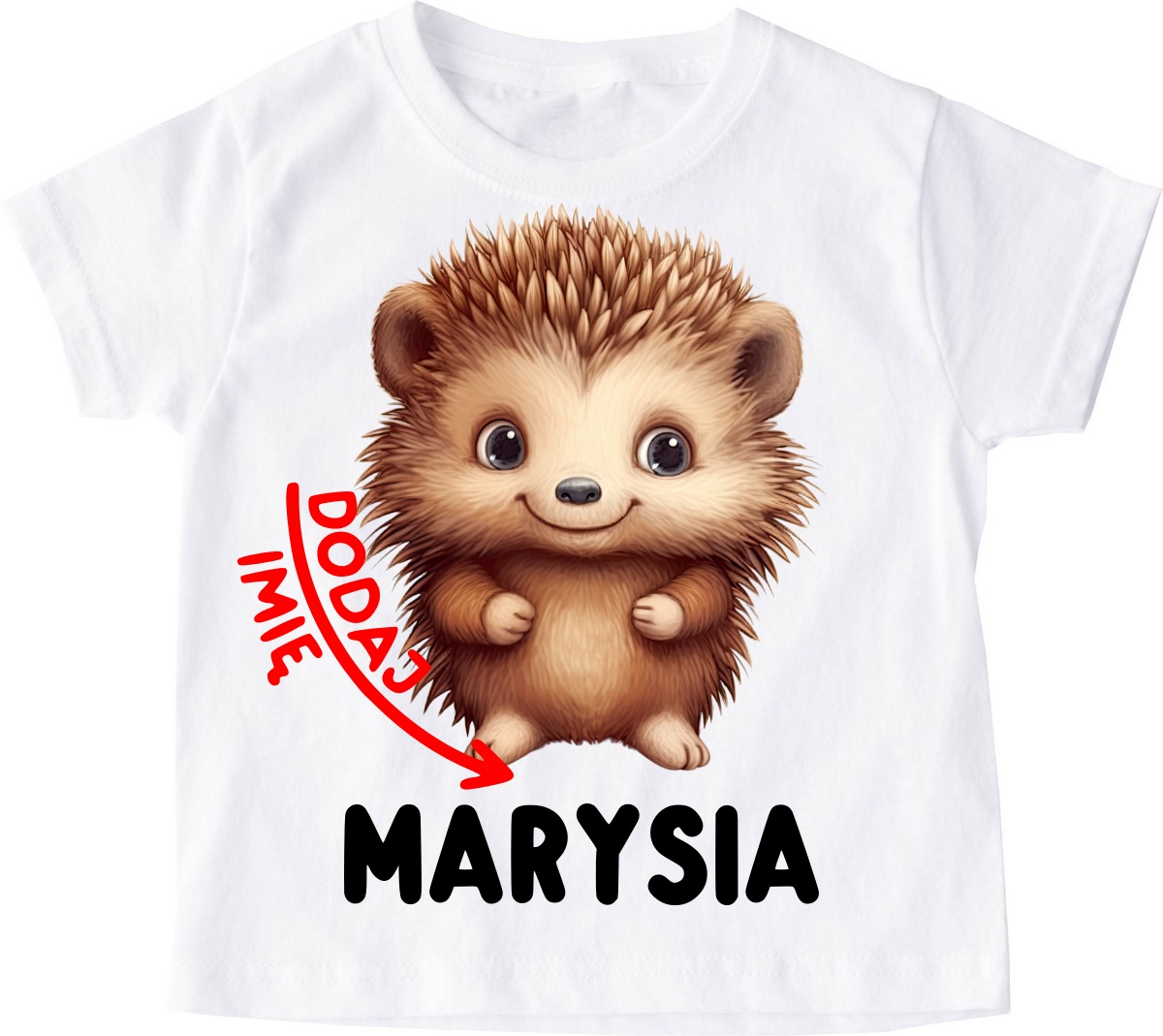 Koszulka z jeżem i mieniem na Dzień Jeża - wzór jeż8