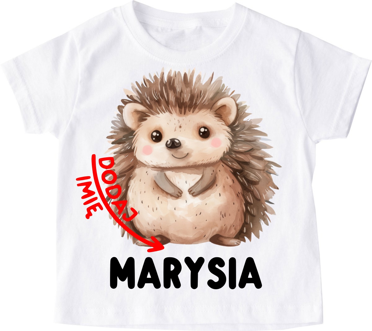 Koszulka z jeżem i mieniem na Dzień Jeża - wzór jeżyk31