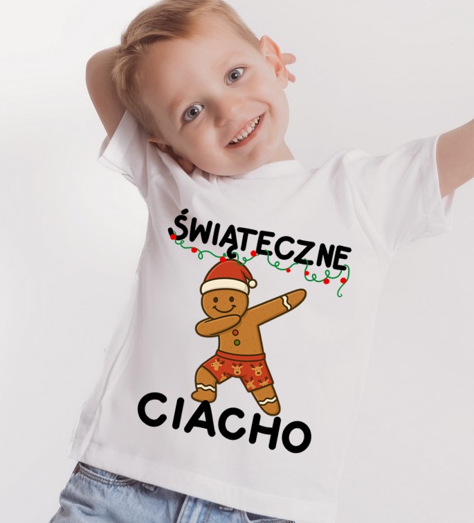 Koszulka dla chłopczyka na Mikołajki - ŚWIĄTECZNE CIACHO