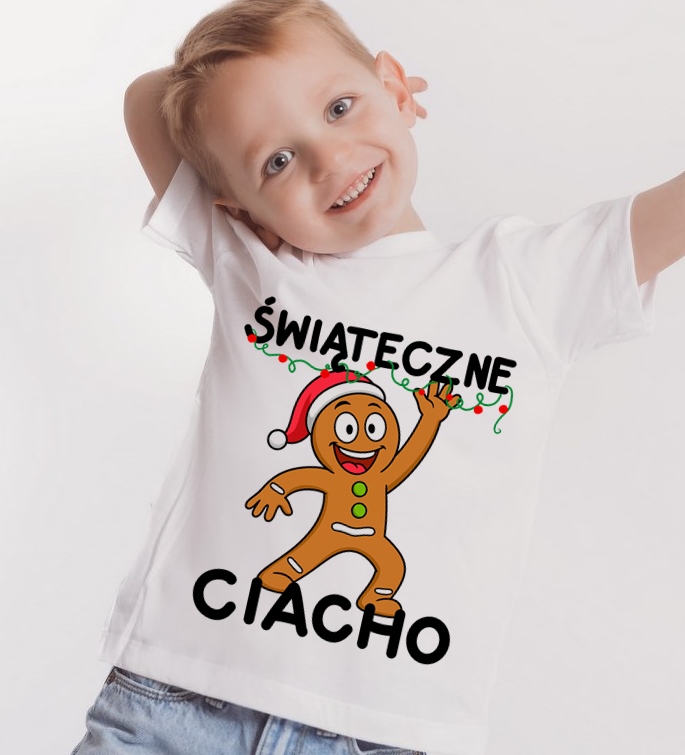 Koszulka dla chłopczyka pod choinkę - ŚWIĄTECZNE CIACHO