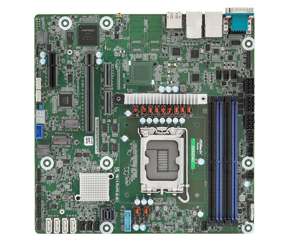 Asrock Z890D4U Intel Z890 LGA 1851 (Socket V1) micro ATX
